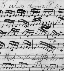 Hand written music